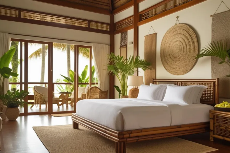 Kolonial Tropis Kamar Tidur Mewah