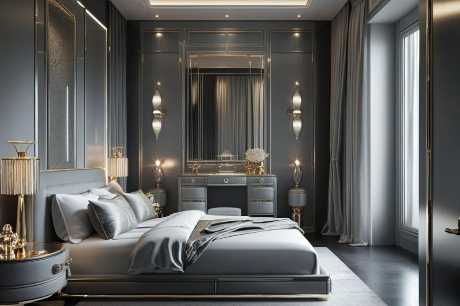 Modern Royal untuk Kamar Tidur Mewah