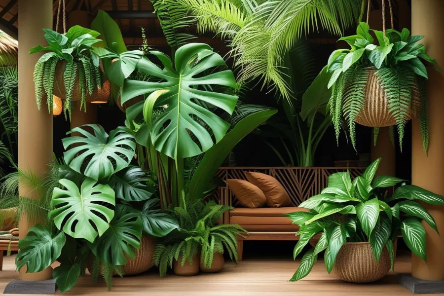 Tanaman Tropis Desain Interior Bali