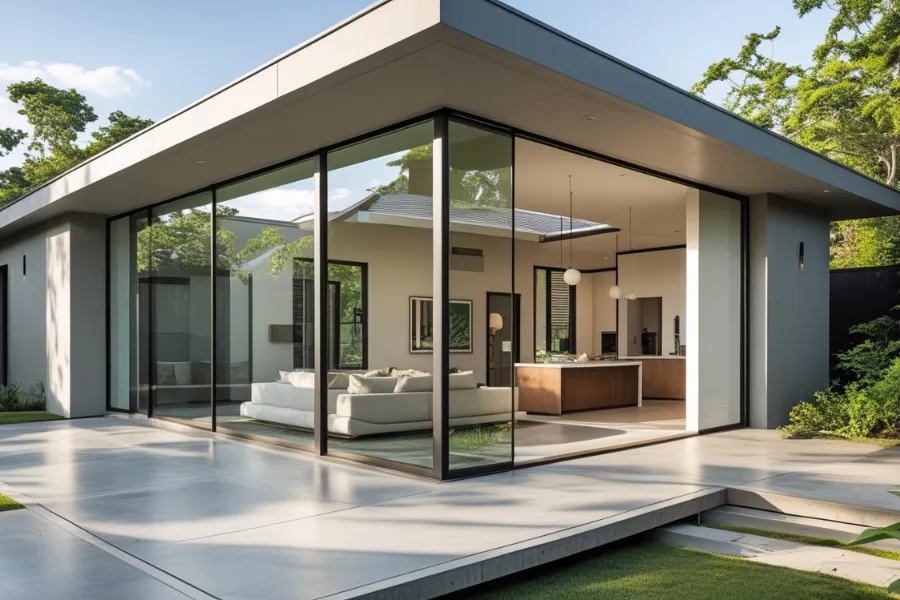 Desain minimalis modern hasil karya jasa arsitek rumah mewah