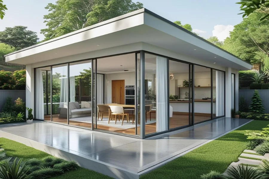 Desain open space alami dan estetik oleh jasa arsitek rumah