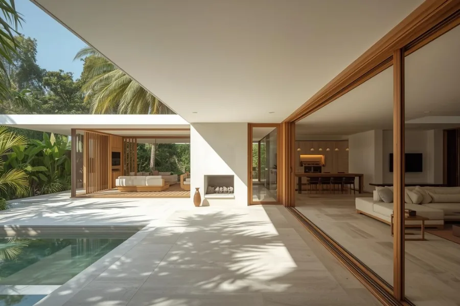 5 Rahasia Arsitektur Rumah Modern Tropis di Cuaca Panas