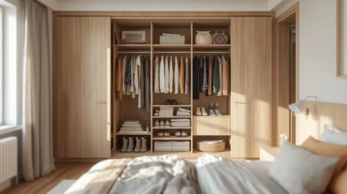 Rak Baju Terbuka (Open Wardrobe)