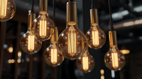 Sentuhan Industrial dengan Lampu Edison