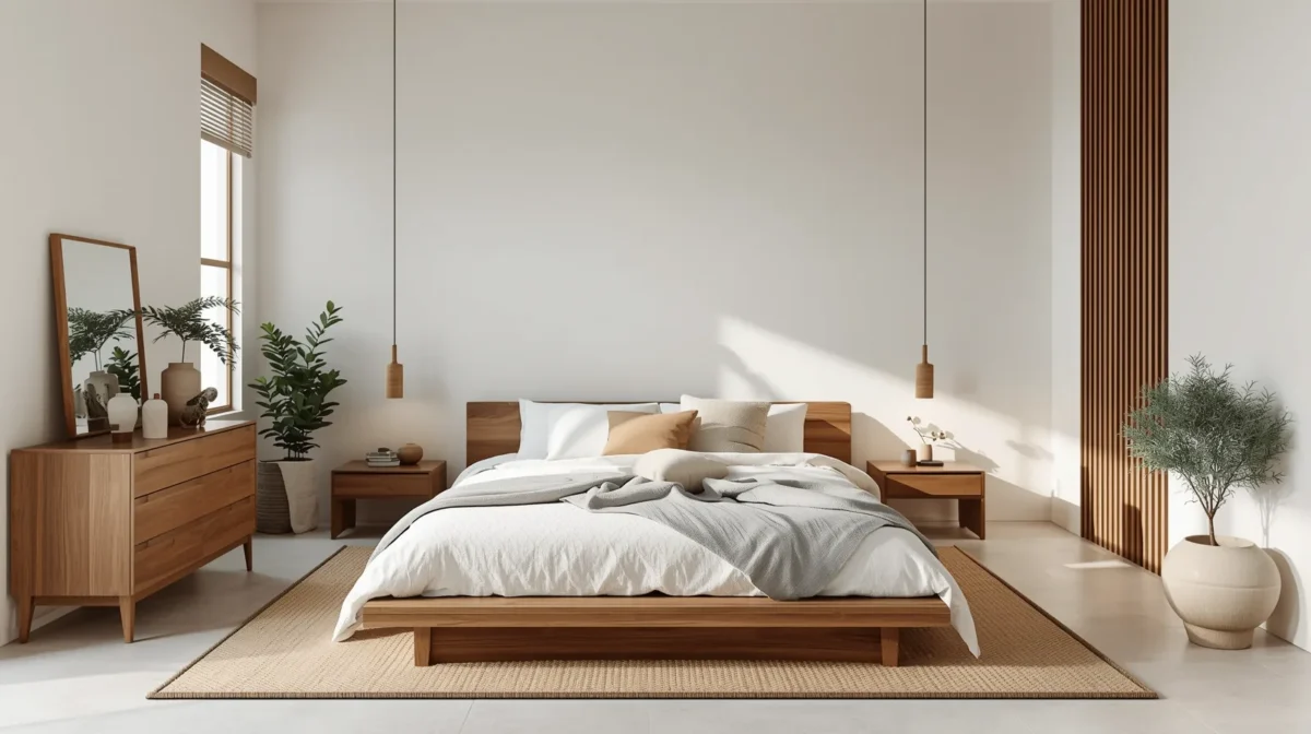 Inspirasi Desain Kamar Tidur Japandi yang Estetik