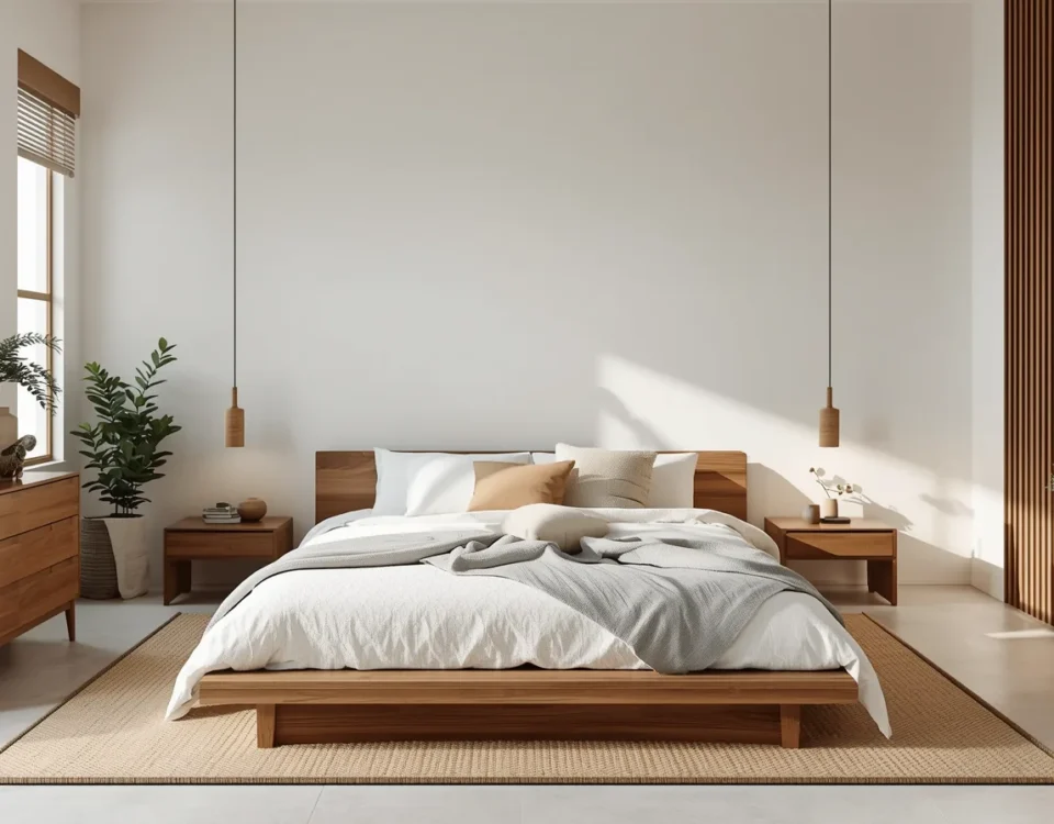 Inspirasi Desain Kamar Tidur Japandi yang Estetik