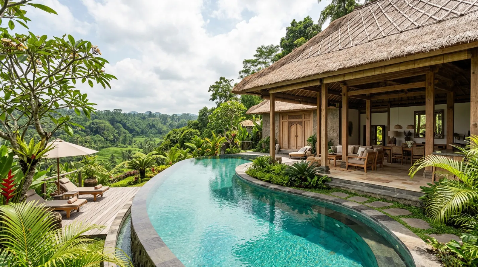 Inspirasi Desain Villa Bali Nuansa Alam
