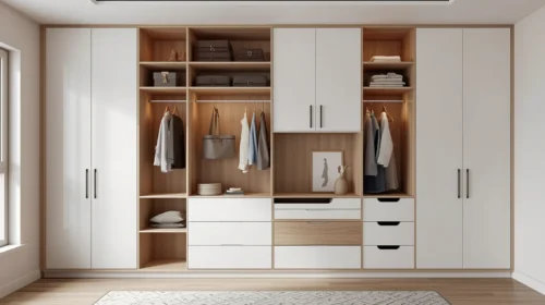 Lemari Pakaian Modular Minimalis