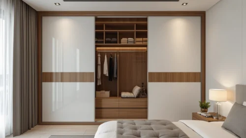 Lemari Pakaian Pintu Geser (Sliding Door)