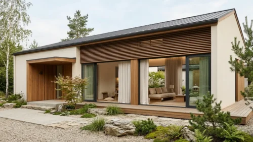 Rumah Modern Minimalis dengan Sentuhan Japandi