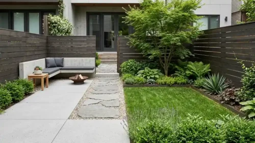 Terapkan Zonasi Keras dan Lunak (Hardscape & Softscape)