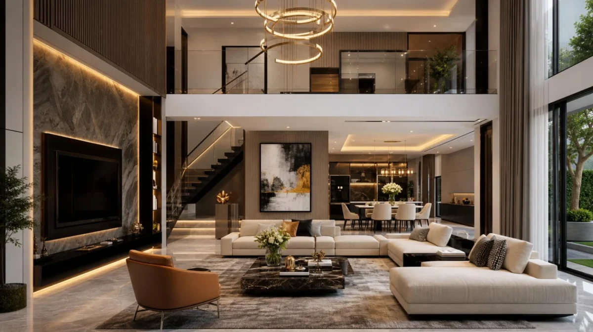Desain Interior Rumah Mewah Modern untuk Hunian Impian