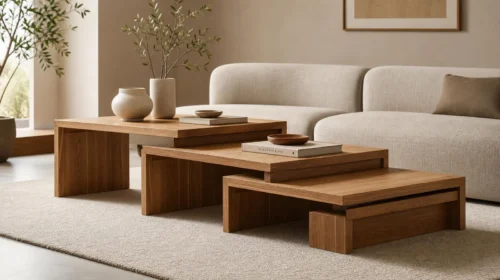 Nested Coffee Table (Meja Bertingkat Flexi)